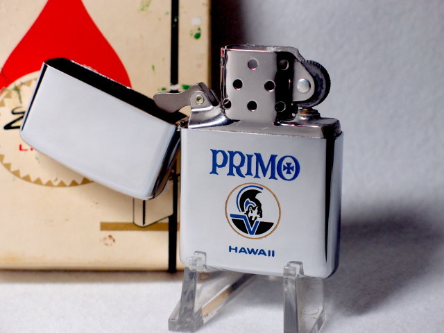 ビンテージ新品ZIPPO★PRIMO HAWAII★1976年/元紙箱/激レア/超希少有名企業AD/Nice Graphics/コレクタブルの画像3