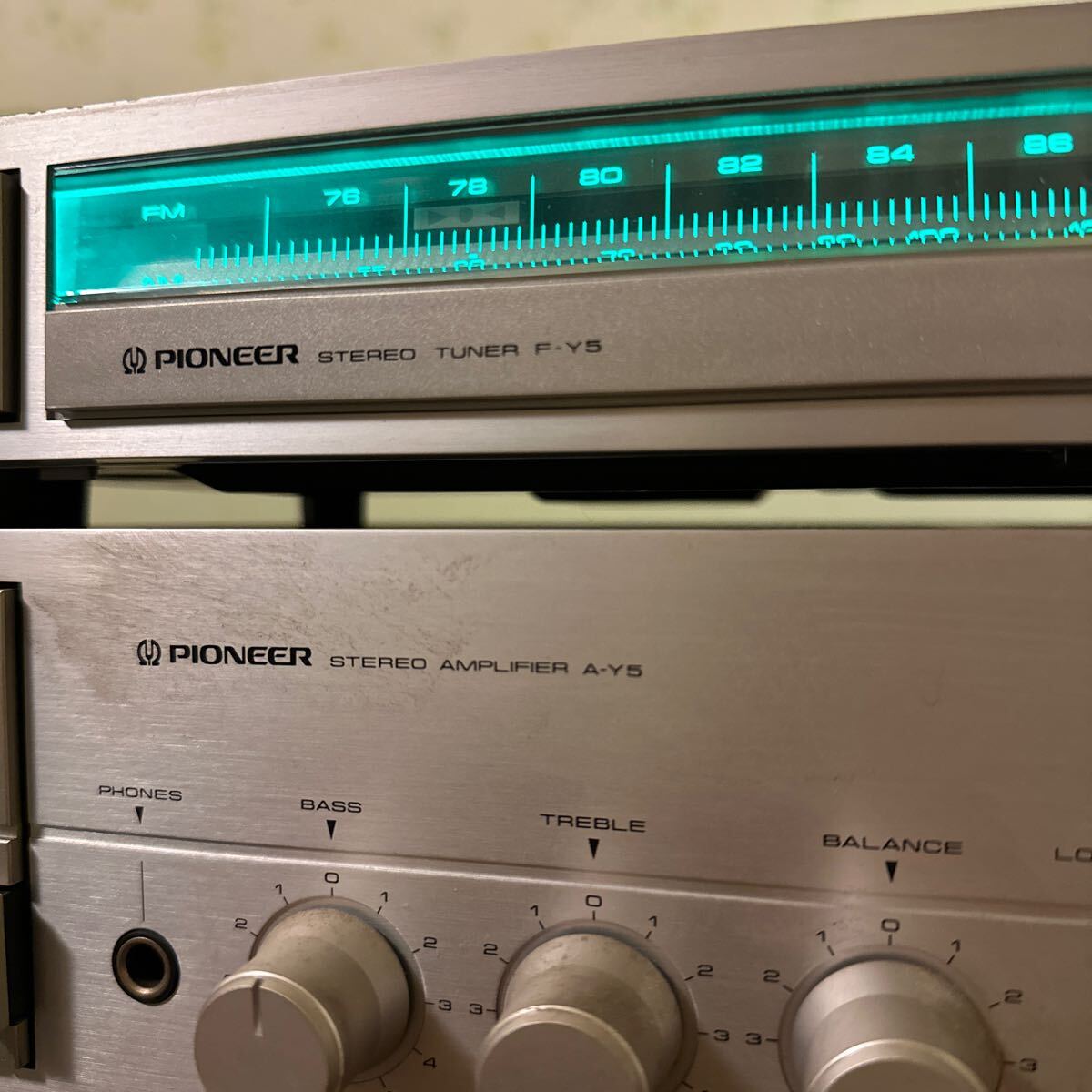 パイオニア PIONEER チューナー カセットデッキ イコライザー SG-100 CT-Y5 A-Y5 F-Y5_画像5