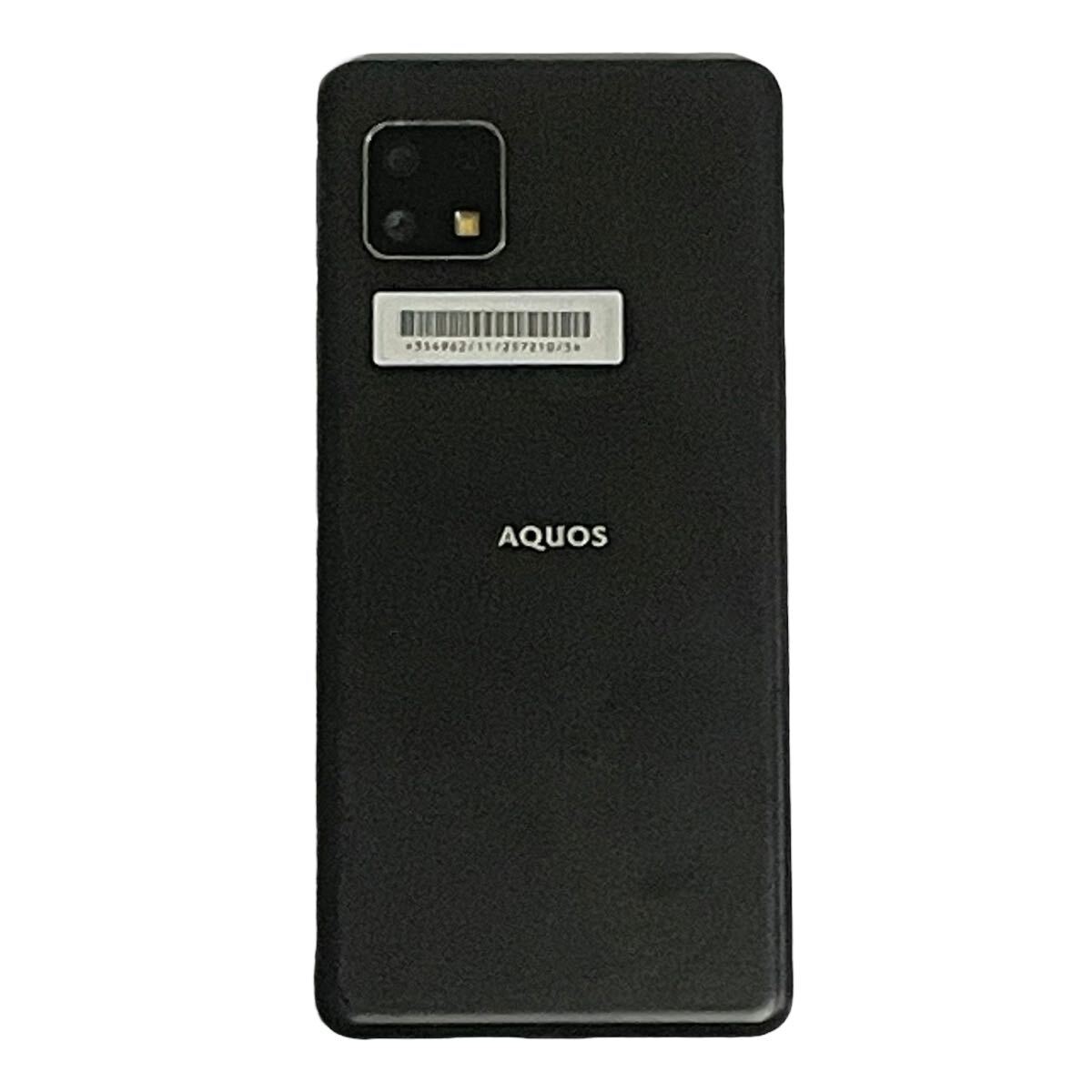 Y!mobile(ワイモバイル) AQUOS sense4 basic A003SH [ブラック] スマートフォン本体_画像3
