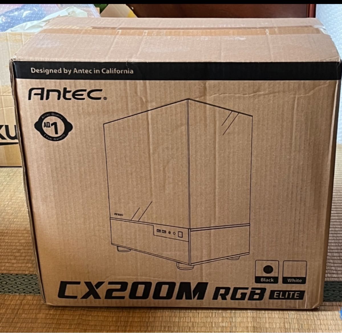 新品　ピラーレス2面ガラスパネルケース ANTEC CX200M RGB ELITE