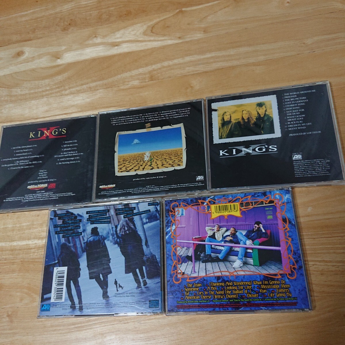 全て日本盤5CDまとめ売り キングスエックス キングスX king's x kings x ドッグマン イヤー・キャンディ フェイス・ホープ・ラヴ_画像2