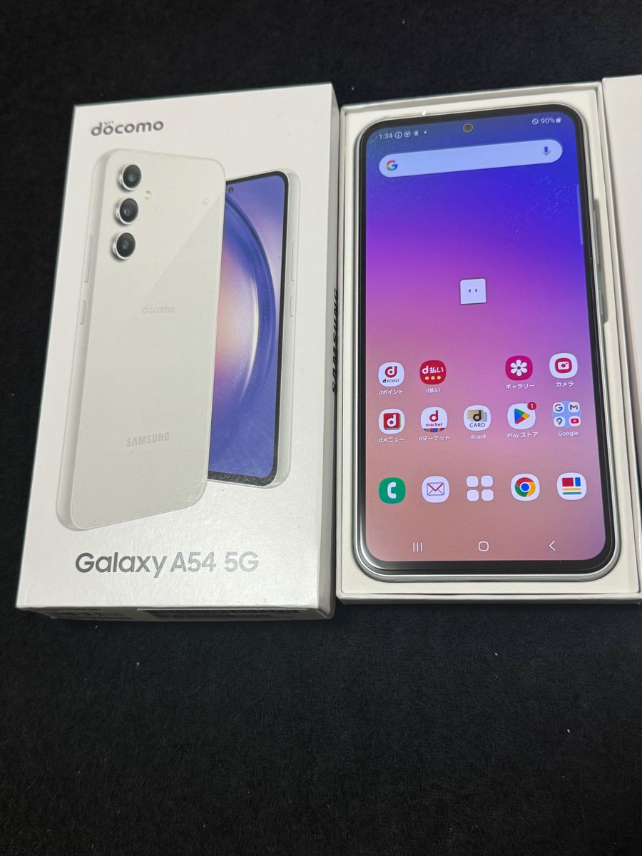 docomo Galaxy A54 5G SC-53D Awesome White simフリー  超極美品　判定○