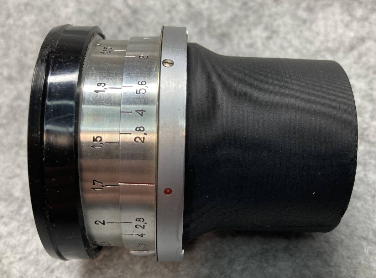 Jupiter-12 35mm F2.8 コンタックスRFマウント レンズ_リアキャップは３D印刷の手製