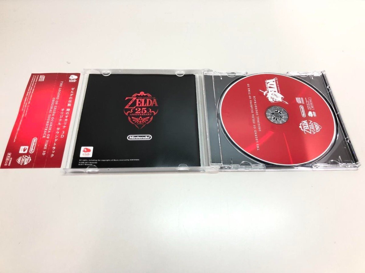 ★　【CD　非売品　THE LEGEND OF ZELDA OCARINA O TIME 3D ORIGINAL SOUNDTRACK　NINTENDO】180-02403_画像2