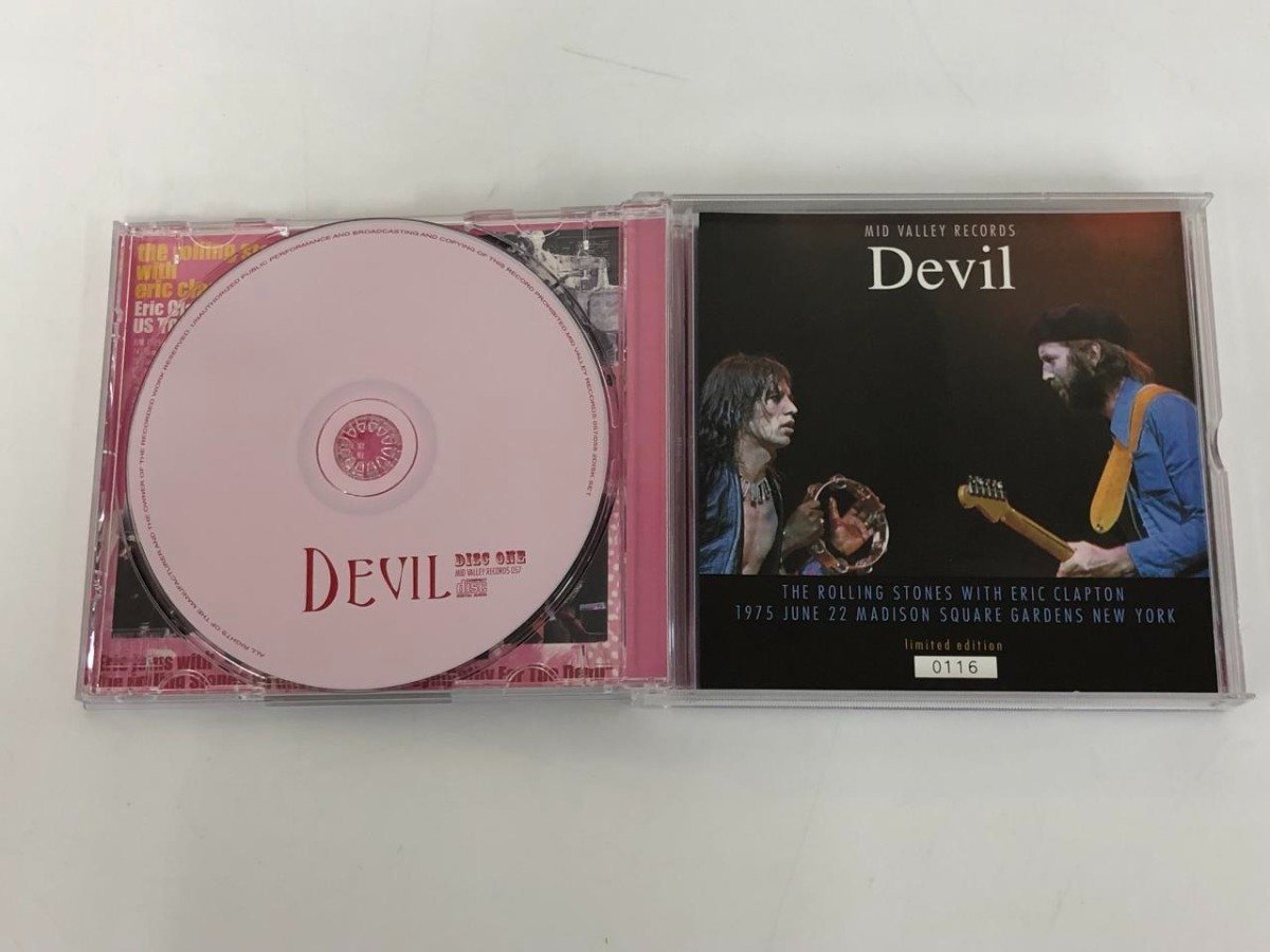 ★　【CD計2枚　DEVIL　1973 TOUR OF THE AMERICAS. IT WAS PRETTY WILD TOUR　THE ROLLINGS STON…】137-02403_画像2