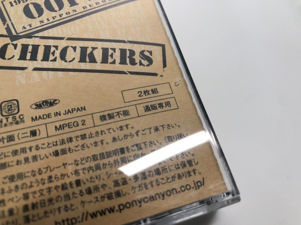 V [2DVD The Checkers LIVE DVDno- cut версия почтовый заказ специальный 1990 Winter Tour OOPS! Япония будо павильон TH...]107-02403