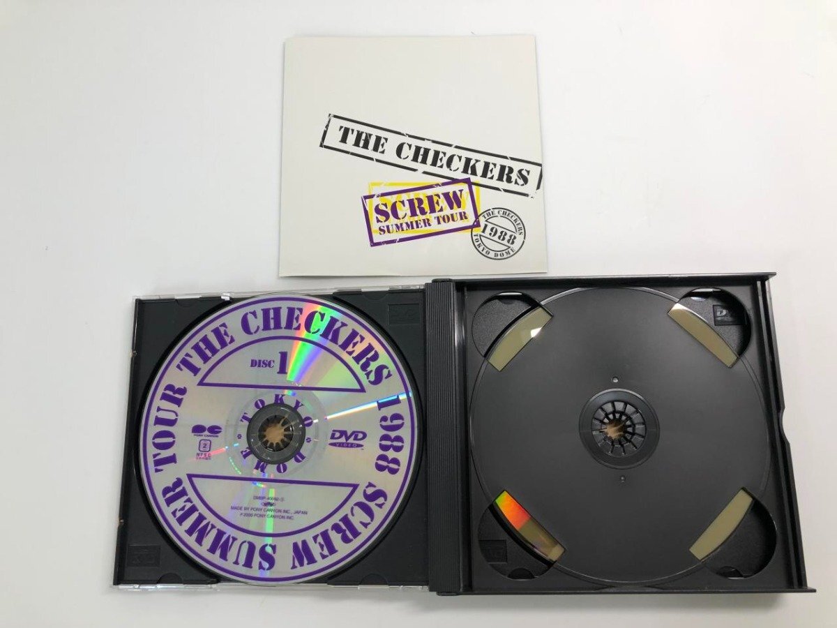 V [3DVD The Checkers LIVE DVDno- cut version mail order exclusive use 1988 SCREW SUMMER TOUR Tokyo Dome TH...]107-02403