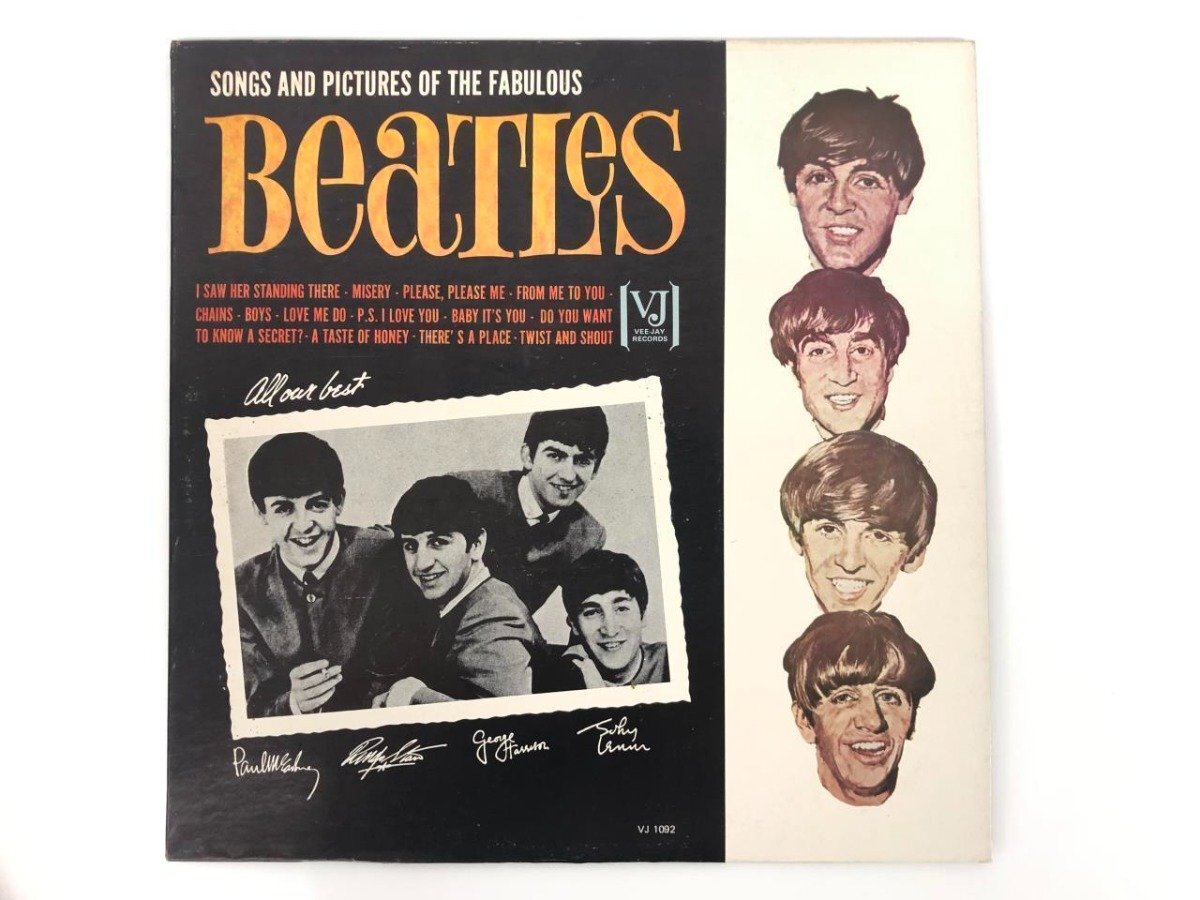 ▼　【LPレコード INTRODUCING the BEATLES, BEATLES VJ1092 ビートルズ】167-02403_画像1