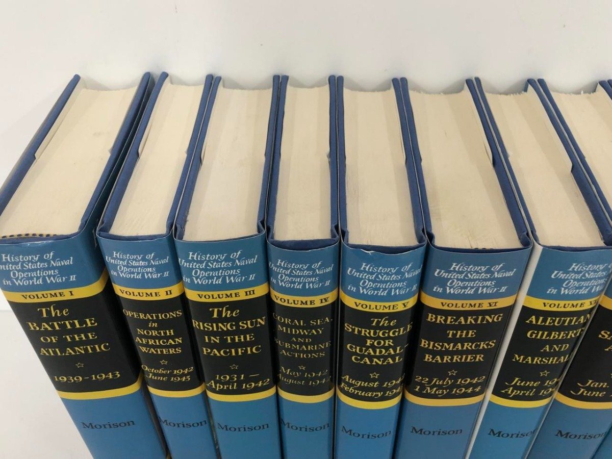 ▽1 【全15巻 洋書 History of United States Naval Operations in World WarⅡ第二次世界大戦 に…】113-02403 - 洋書、外国語書籍 ▽1 【全15巻 洋書 History of United States Naval Operations in World WarⅡ第二次世界大戦 に…】113-02403 - 洋書、外国語書籍
