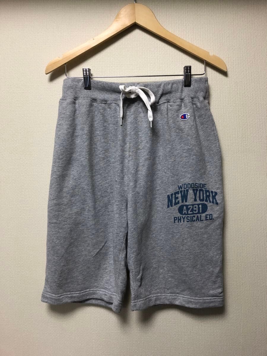 チャンピオン Champion メンズ スウェットハーフパンツ SHORTS_ C3-V514 グレー