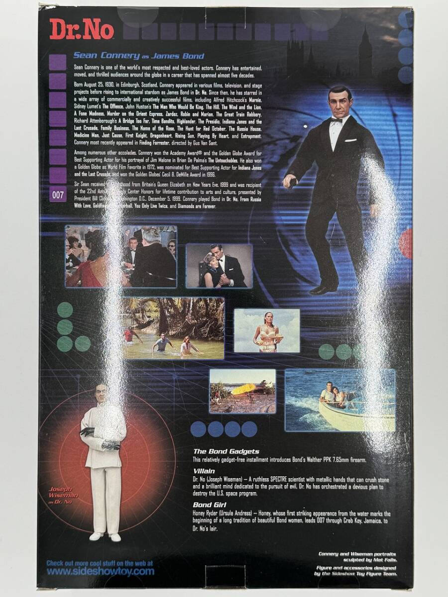 サイドショウ・トイ 007/ドクター・ノオ（007は殺しの番号）Dr. No: ジェームズ・ボンド ショーン・コネリー 1/6 アクションフィギュア の画像3