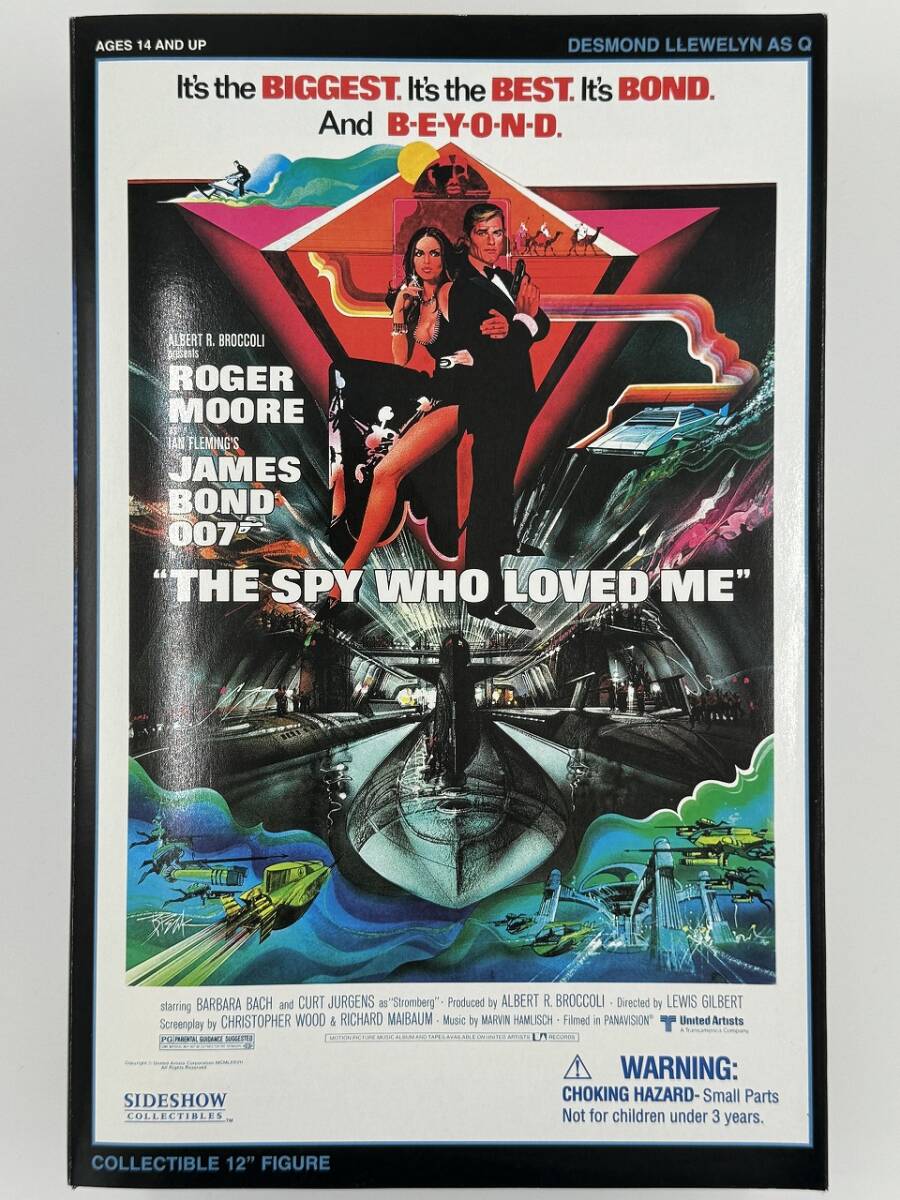 サイドショウ・トイ 007／私を愛したスパイ/ The Spy Who Loved Me: Ｑ デスモンド・リュウェリン 1/6 アクションフィギュア の画像2