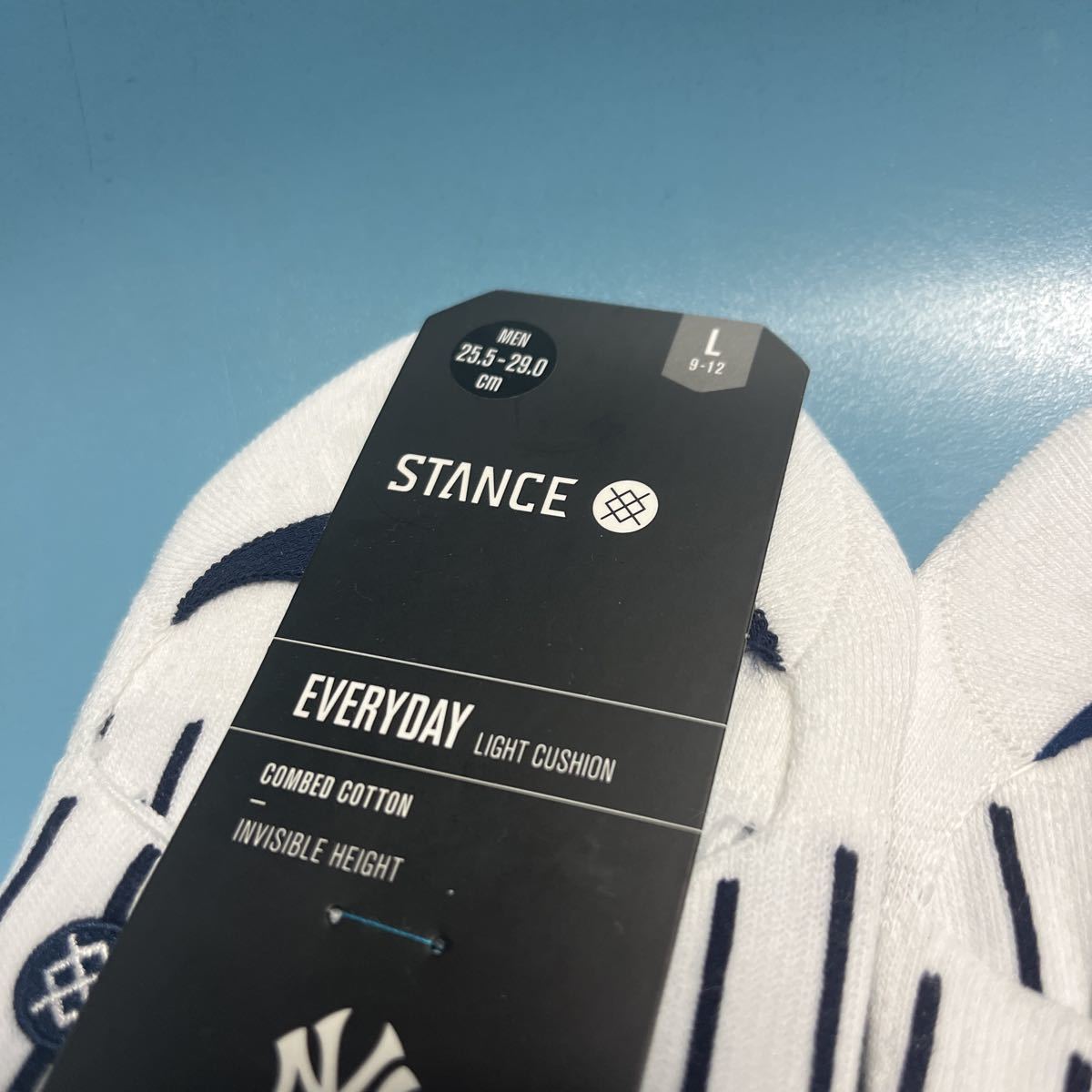 スタンス　ショートソックス　2点セット　ヤンキース　stance メンズソックス　メンズソックス　MLB 新品未使用品_画像3