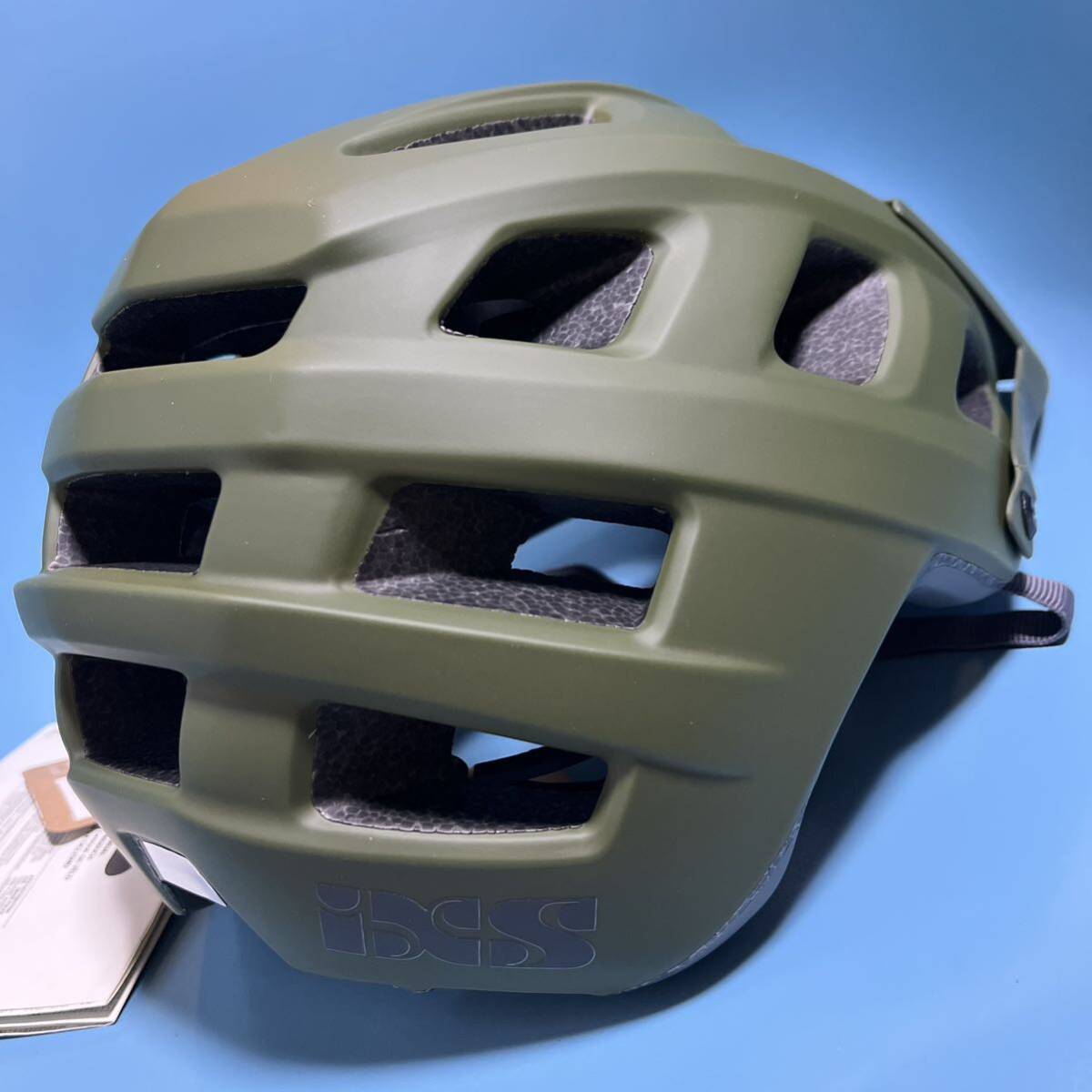 IXS TRAIL EVO HELMET ヘルメット MLサイズ 58cm 〜62cm オリーブ 新品未使用品 MTB ダイヤル調節付き 自転車ヘルメットの画像6