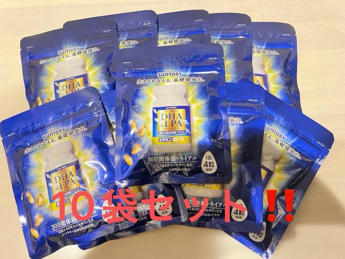 サントリー　DHA&EPA＋セサミンEX 　10袋
