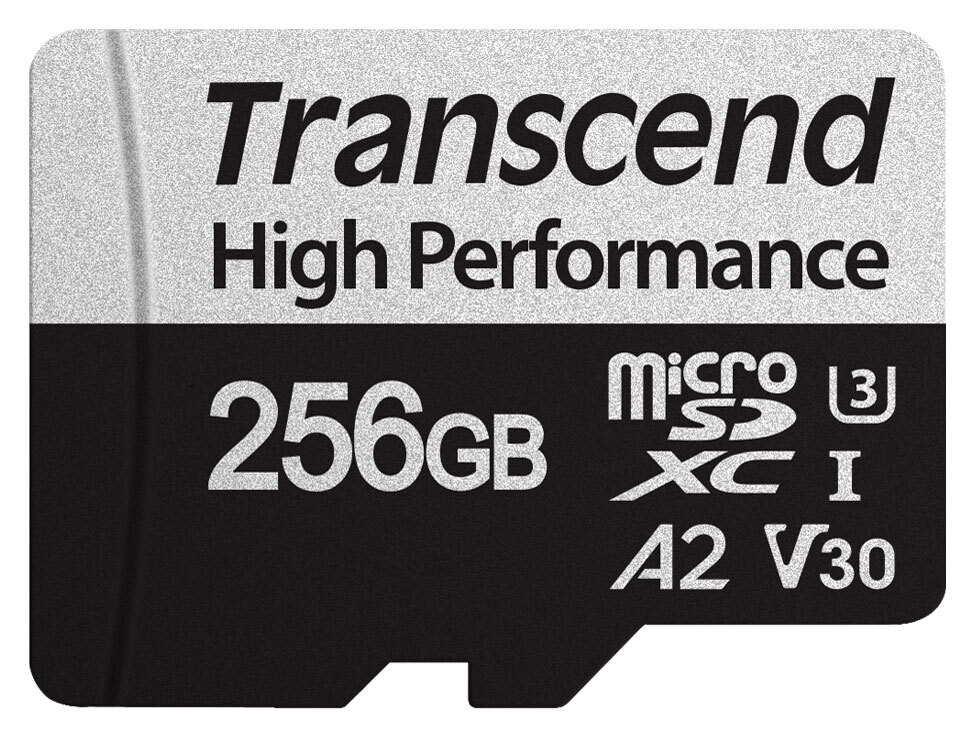 新品 １円～!! Transcend High Performance microSDXC 256GB SDカードアダプター付 トラセンド ハイパフォーマンス_画像1