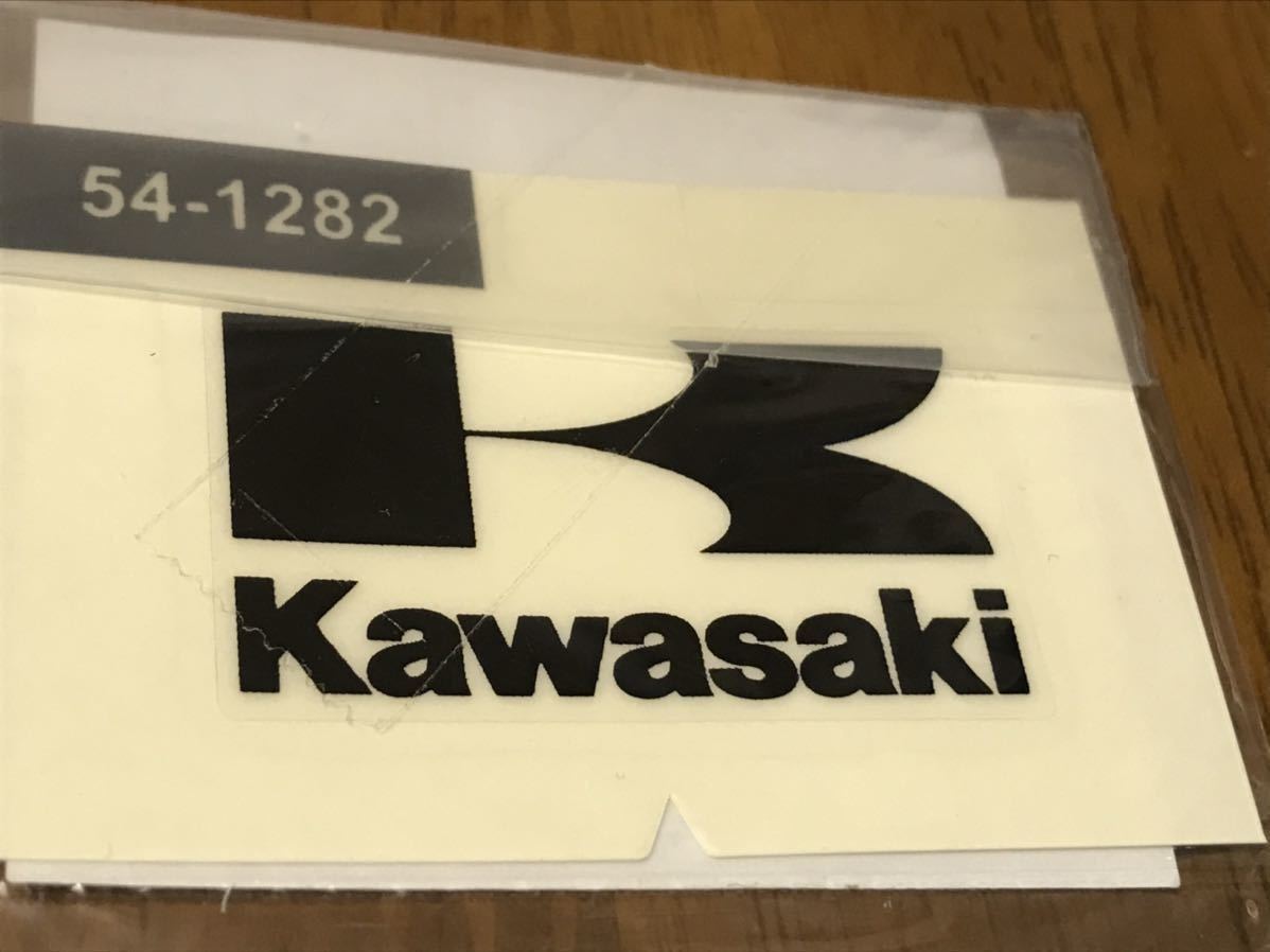 カワサキ 純正 ステッカー 56054-1282 Ｋマーク ナンバープレート_画像4