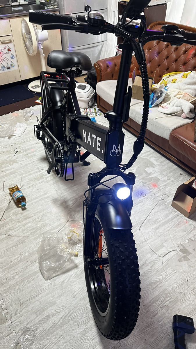 新品2024！MATE系 BIKE MATE X 750 MAXスピード43-45km可能！！現在24km/hMATEX ファットバイク アルミフレーム 自転車 。の画像9