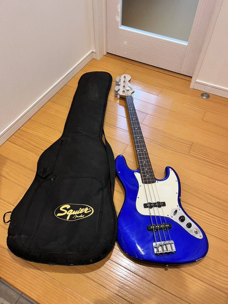 310★ Squier by Fender エレキベース Contemporary Jazz Bass現状品動作未確認_画像1