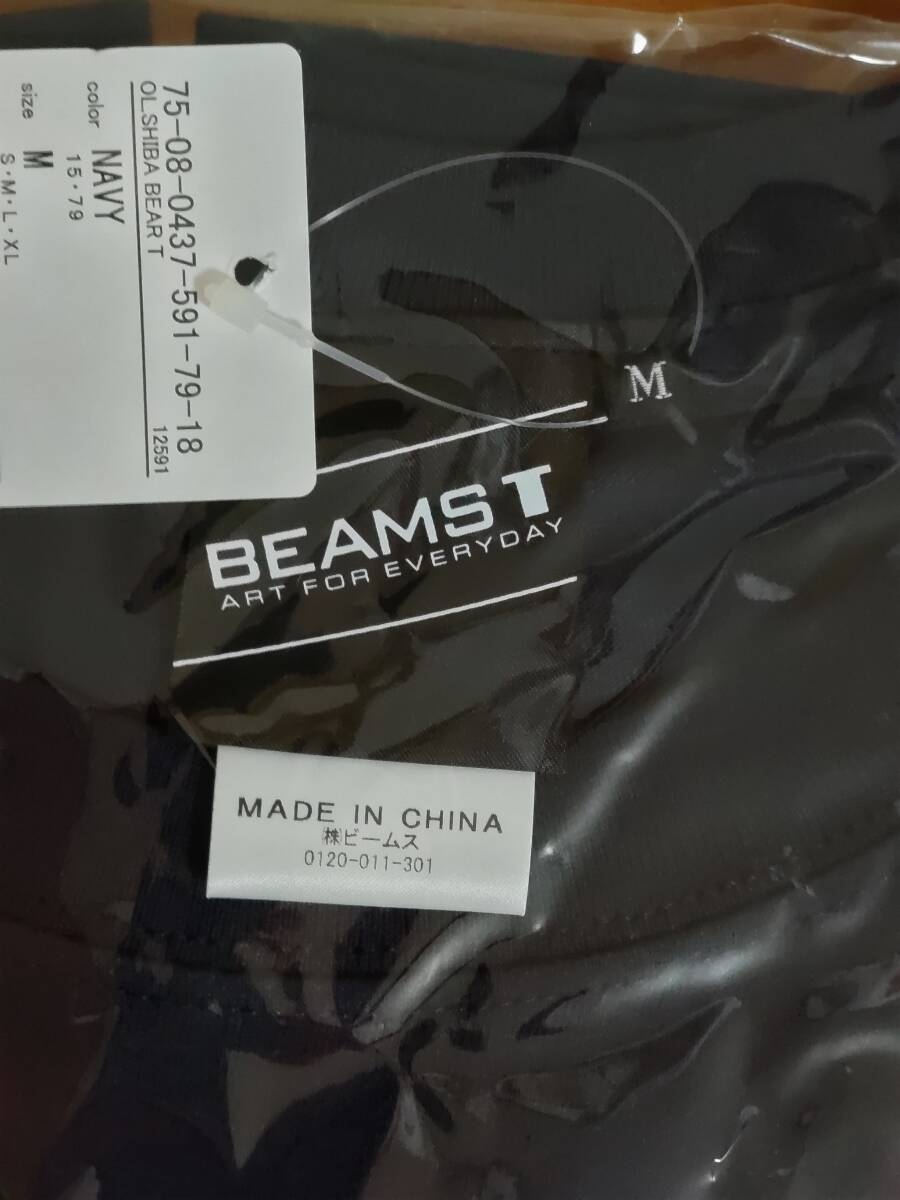 BEAMS　シバ＆ベアーTシャツ　サイズＭ_画像3