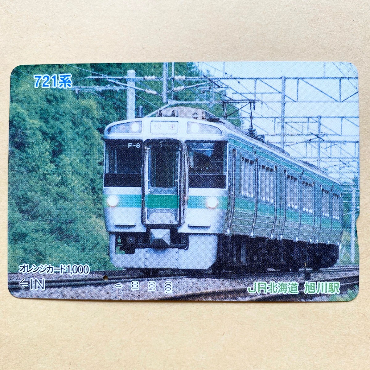 【使用済】 オレンジカード JR北海道 721系_画像1