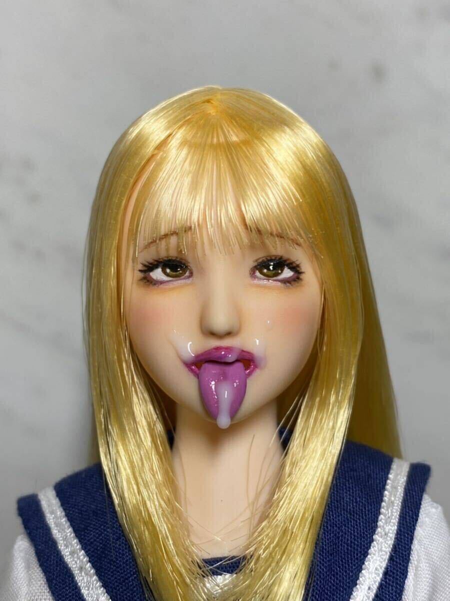 Z-社by piccolina オビツ27カスタムドールヘッド ブロンド アヘ Z-社by piccolina オビツ27カスタムドールヘッド ブロンド アヘ