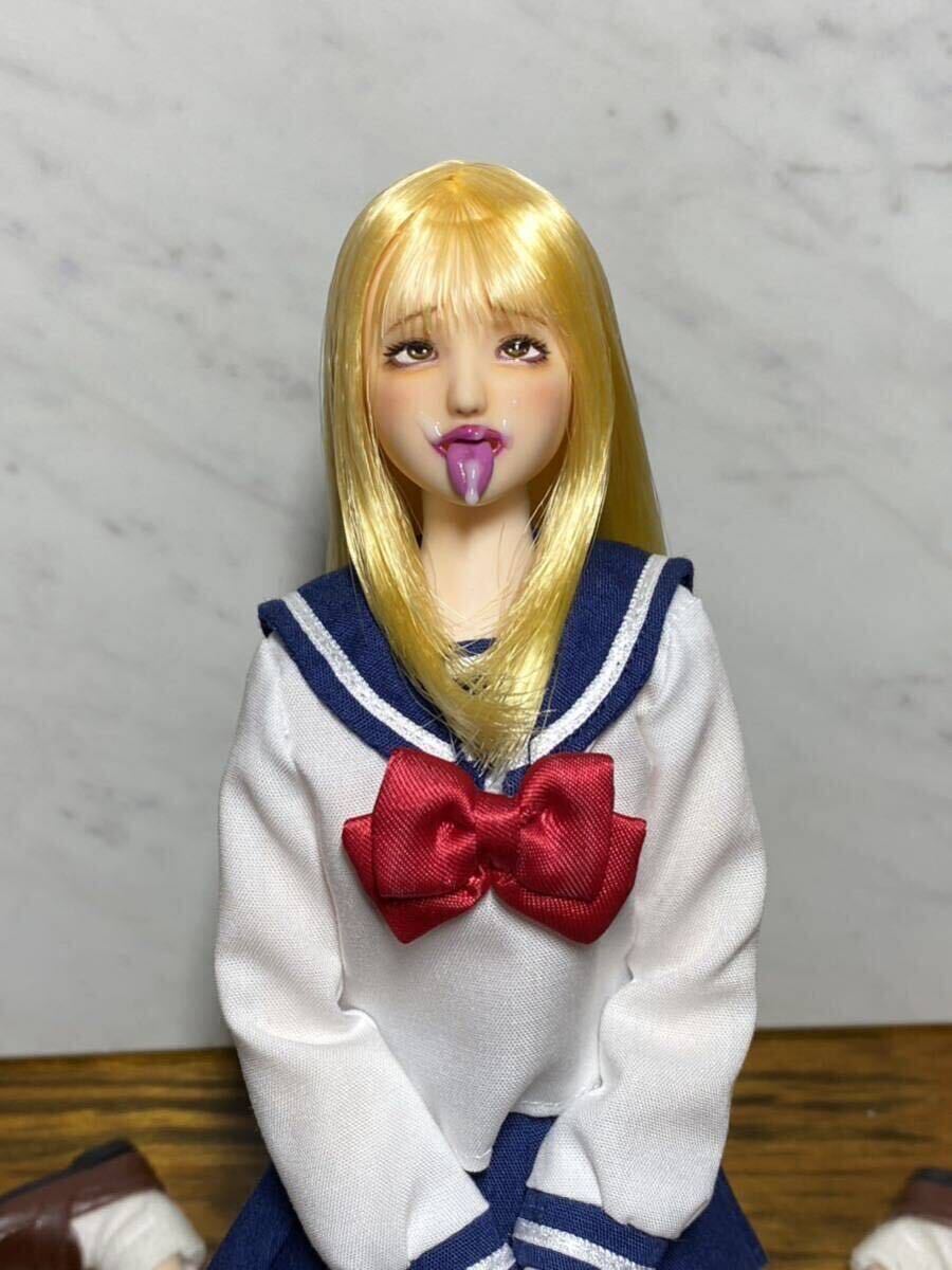 Z-社by piccolina オビツ27カスタムドールヘッド ブロンド アヘ Z-社by piccolina オビツ27カスタムドールヘッド ブロンド アヘ
