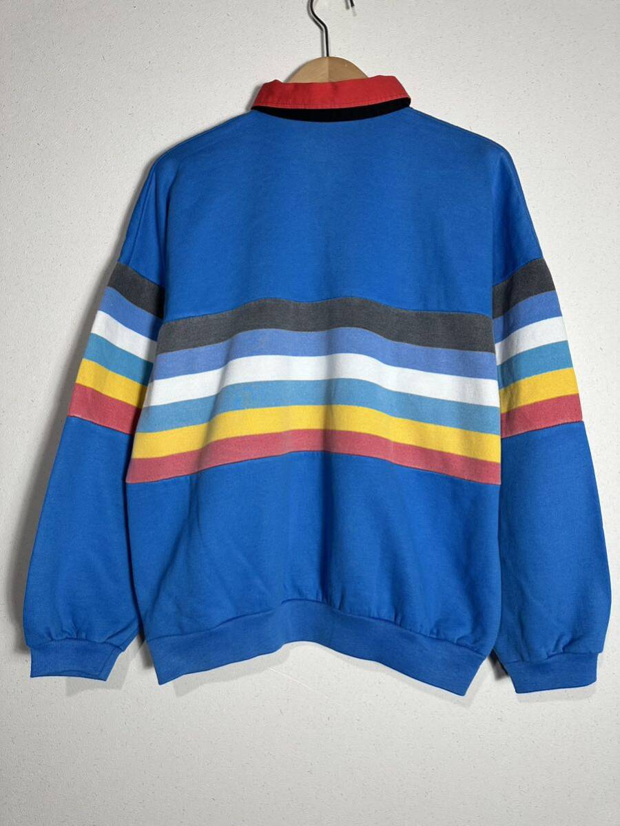 80s vintage adidas Sweatshirt ヴィンテージ アディダス 襟付き スウェット 古着 made in australia プルオーバー _画像2
