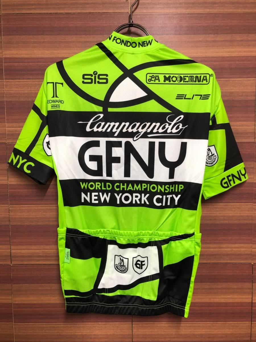 HO885 ビエンメ BIEMME 2017 GRAN FONDO NY SS JERSEY サイクルジャージ グリーン S_画像2