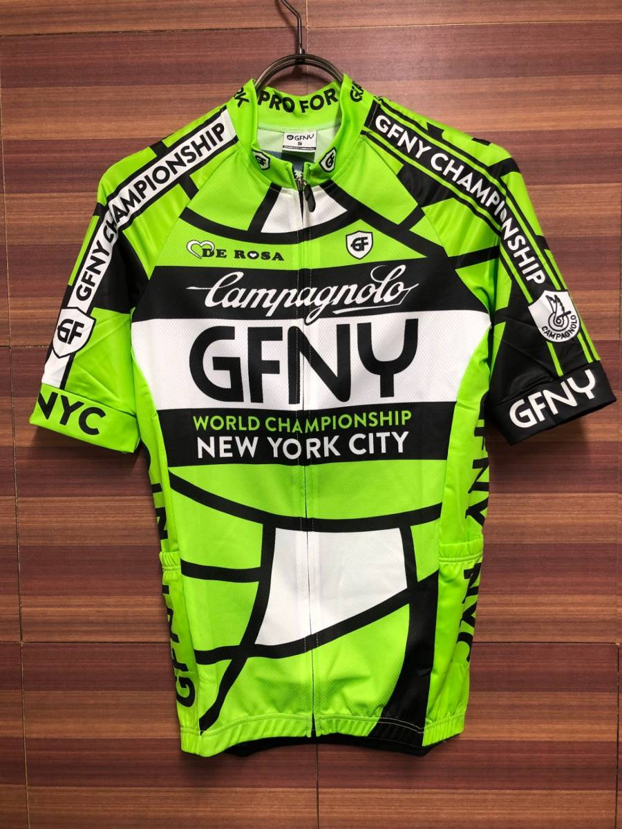 HO882 ビエンメ BIEMME 2017 GRAN FONDO NY SS JERSEY サイクルジャージ グリーン S_画像1