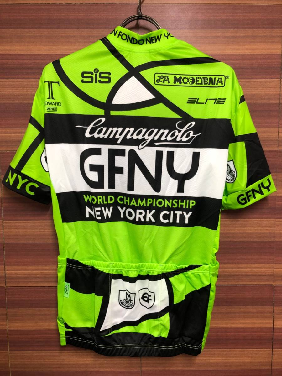 HO888 ビエンメ BIEMME 2017 GRAN FONDO NY SS JERSEY サイクルジャージ グリーン M_画像2