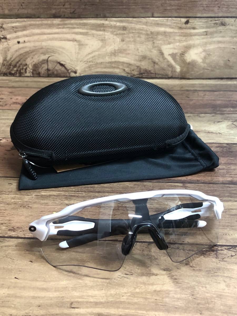 HP634 オークリー OAKLEY レーダー RADER EV サングラス アイウェア 白 PHOTOCHROMICレンズ ※調光度不明_画像1