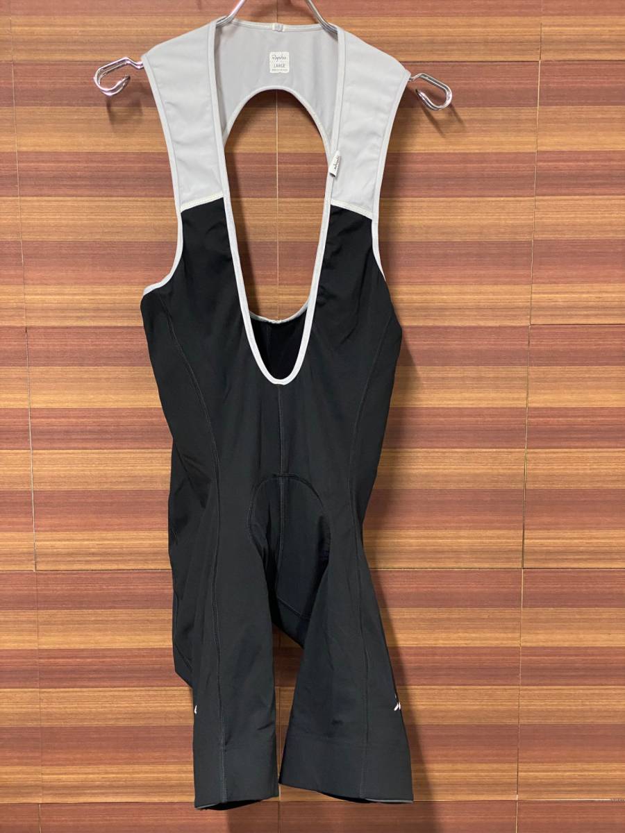 HR223 ラファ Rapha CLASSIC BIB SHORTS 黒 L ※プリント劣化_画像2