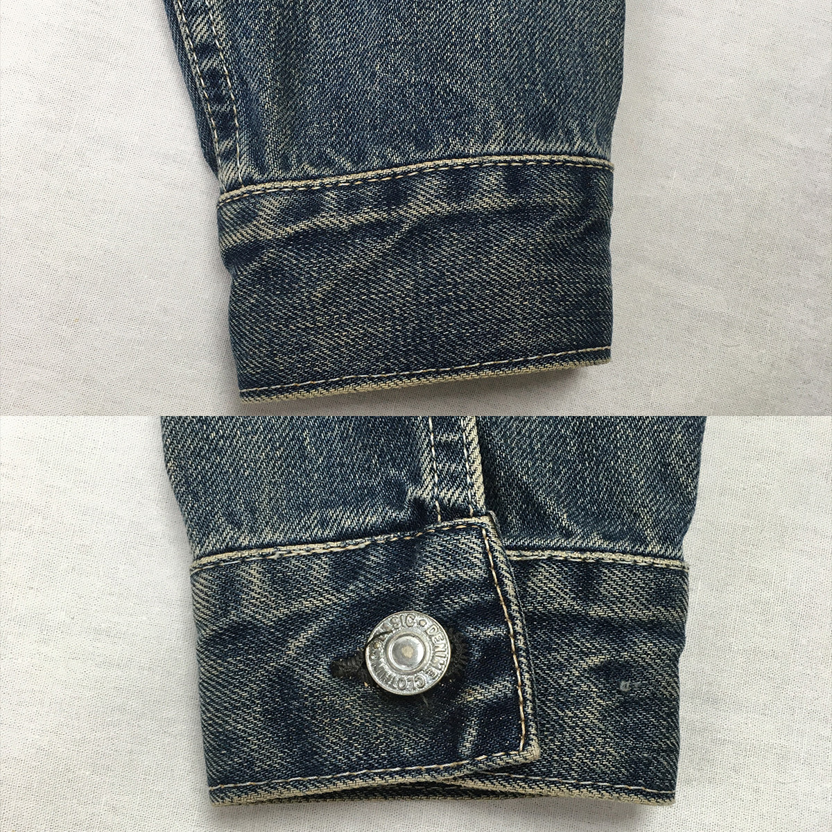 [ old ]DENIME Denime ORIZZONTIolizonti2nd type made in Japan denim jacket M size Denim jacket G Jean used processing 