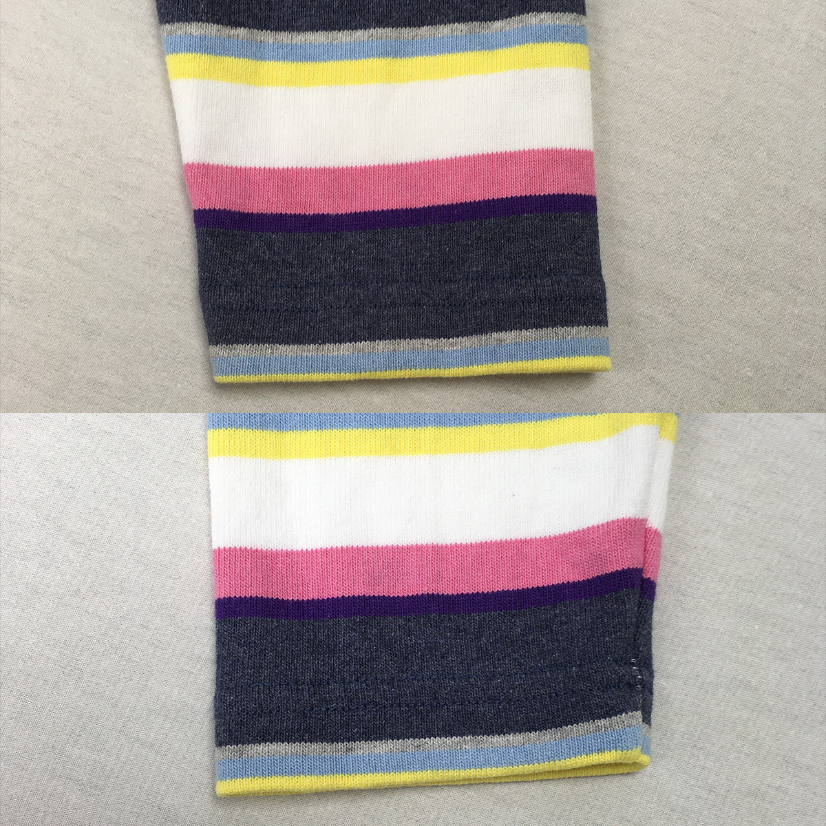 左腕の裾