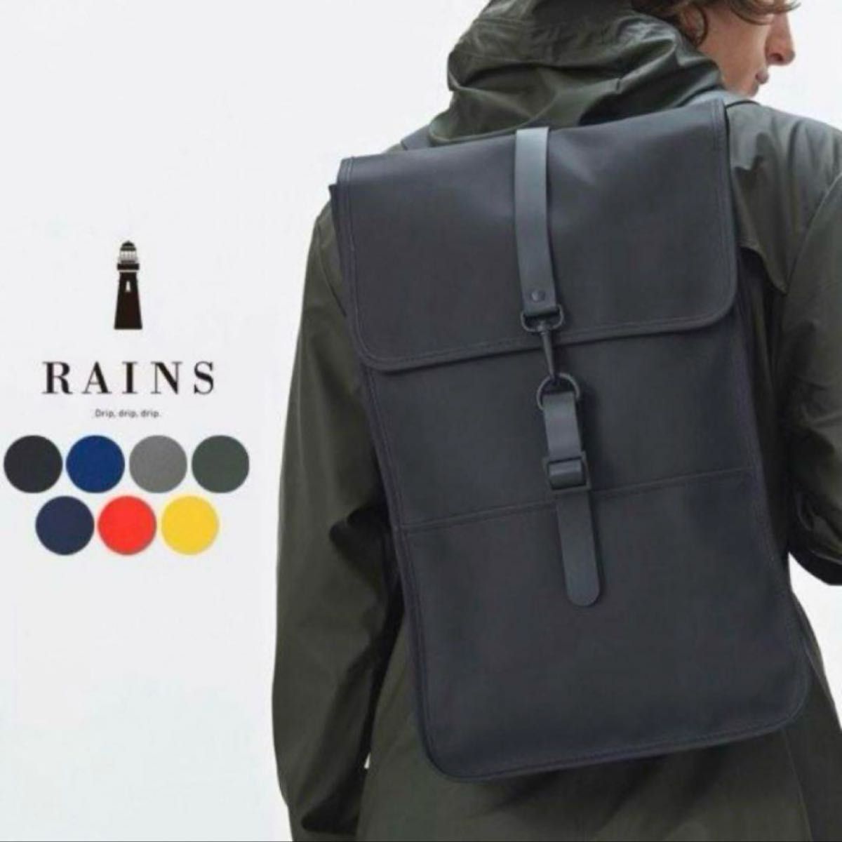 RAINS レインズ Field Bag フィールドバッグ12200 BLACK