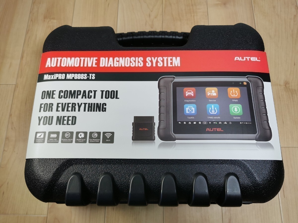 新品・日本語化済 Autel MaxiPRO MP808S-TS OBD2 診断機 輸入車 国産車 軽自動車 ハイブリッド ECUコーディング アクティブテスト 2年無料の画像7