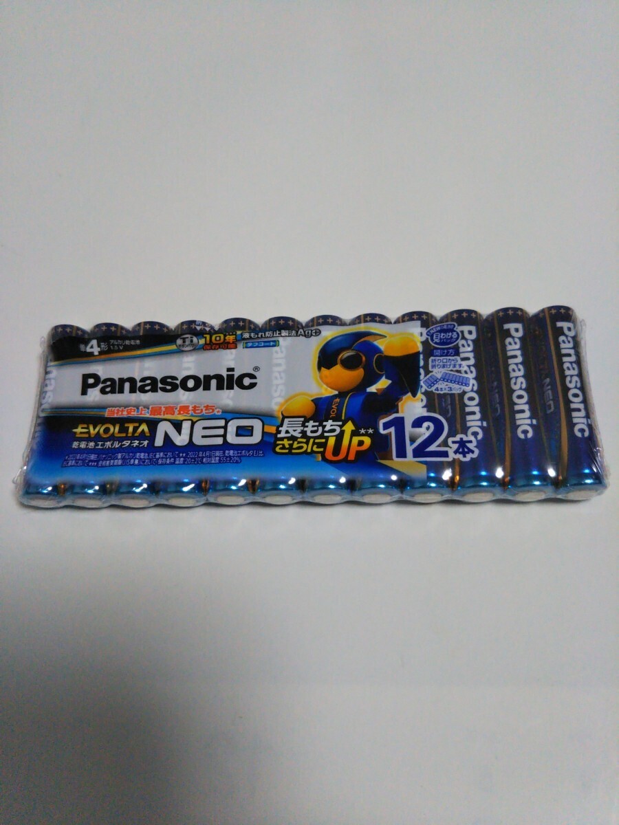 * Panasonic * evo ruta Neo alkaline battery single 4 shape *1 2 ps pack * free shipping 