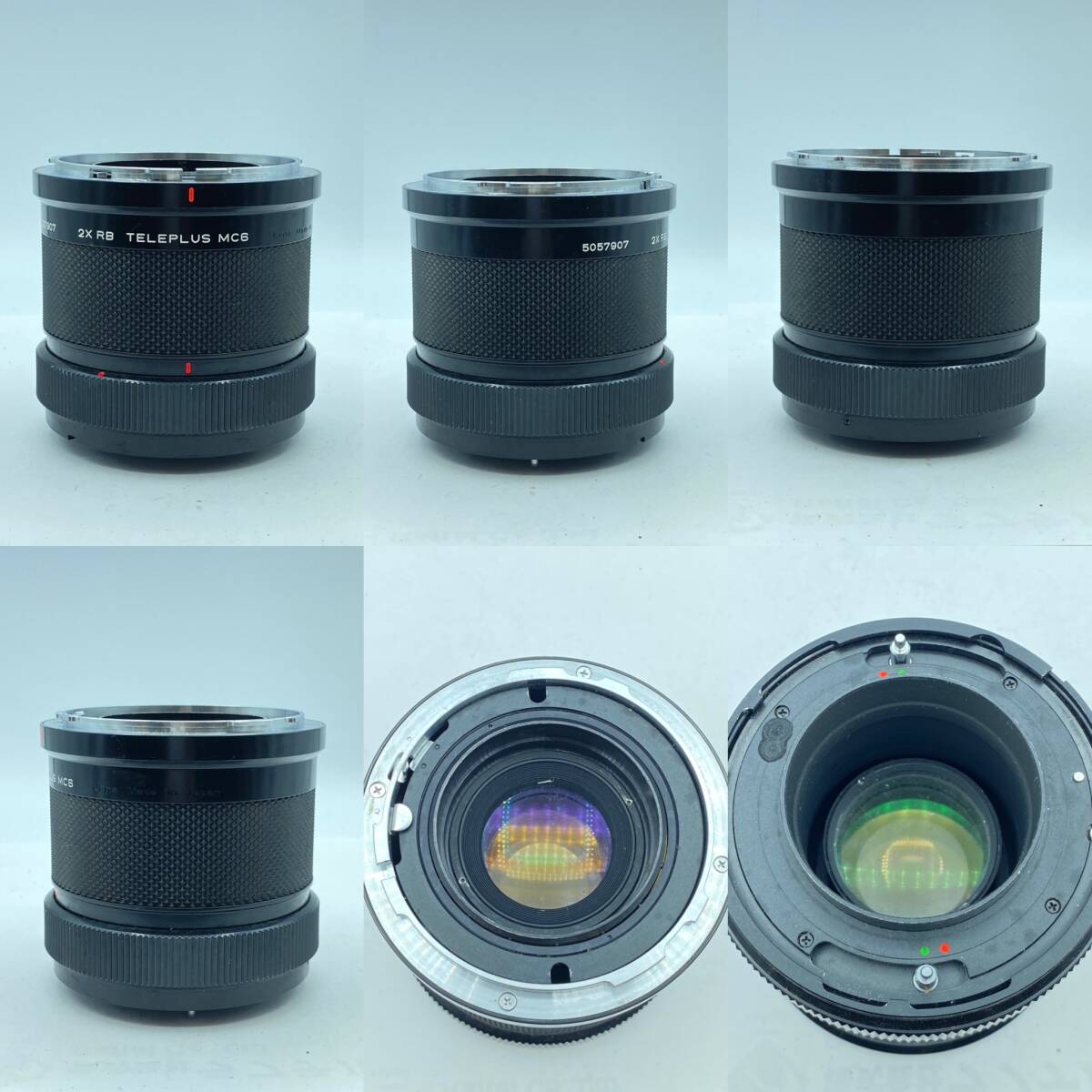 『I6』カメラ/レンズ　Mamiya RB67 PRO S　マミヤ　SEKOR C 1:3.8 F=90mm　2X RB TELEPLUS MC6　セット　中判カメラ　動作未確認　現状品_画像6