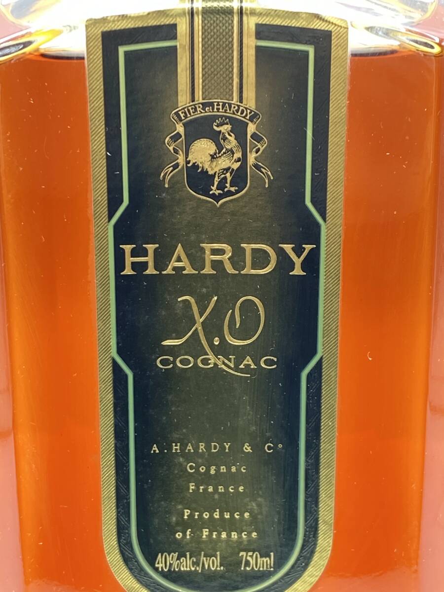 『酒H3』洋酒　HARDY　ハーディ　XO　40％　750ｍｌ　ブランデー　箱付き　古酒　未開栓　現状品_画像8