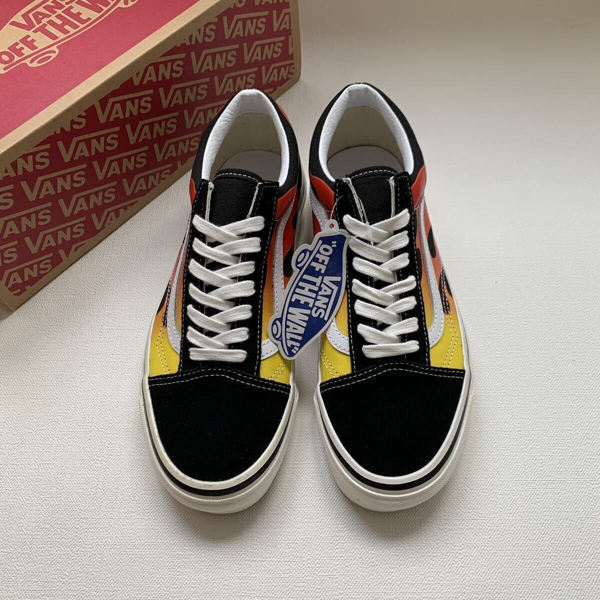 新品 VANS バンズ アナハイム ファクトリー ANAHEIM FACTORY Old Skool 36DX オールドスクール 27.5㎝ US企画 FLAME フレイム 送料無料_画像2