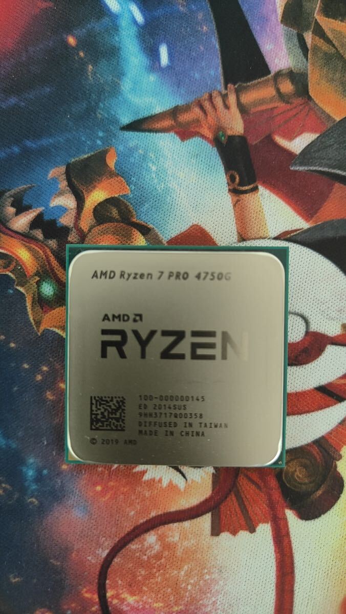 ▲中古動作未確認▲8413// AMD Ryzen 7 4750G//中古分解品 CPUの画像1