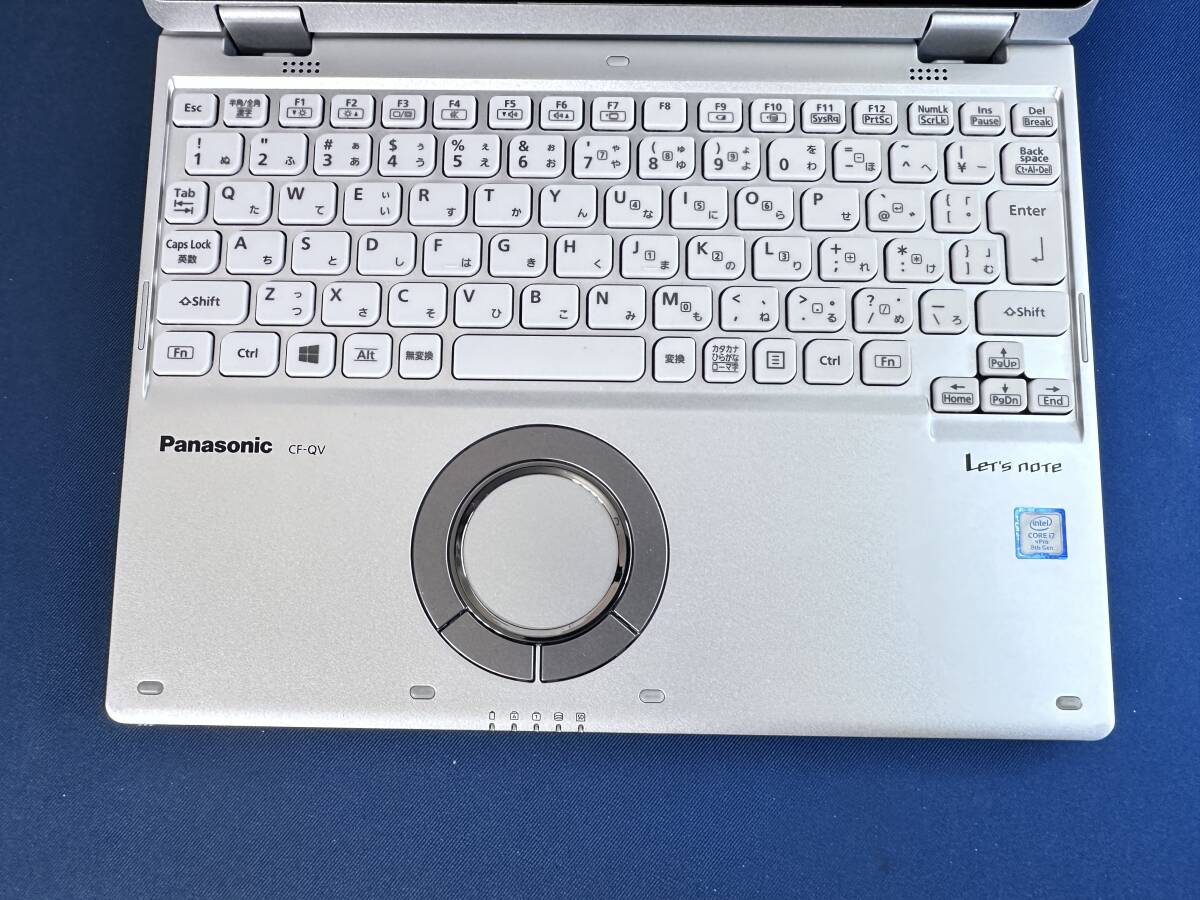 【★2020年高性能版タッチパネル 使用浅 良質超美品】 Panasonic Let's note CF-QV8UFLVS /Core i7 8665U/16GBメモリ＋NVME １TB_画像6