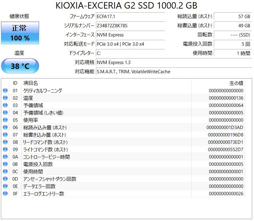 【★2020年高性能モデル 使用短め 美品】 Panasonic Let's note CF-SV9RDQVS /Core i5 10310U/16GBメモリ＋NVME 1000GB・SSD_画像8