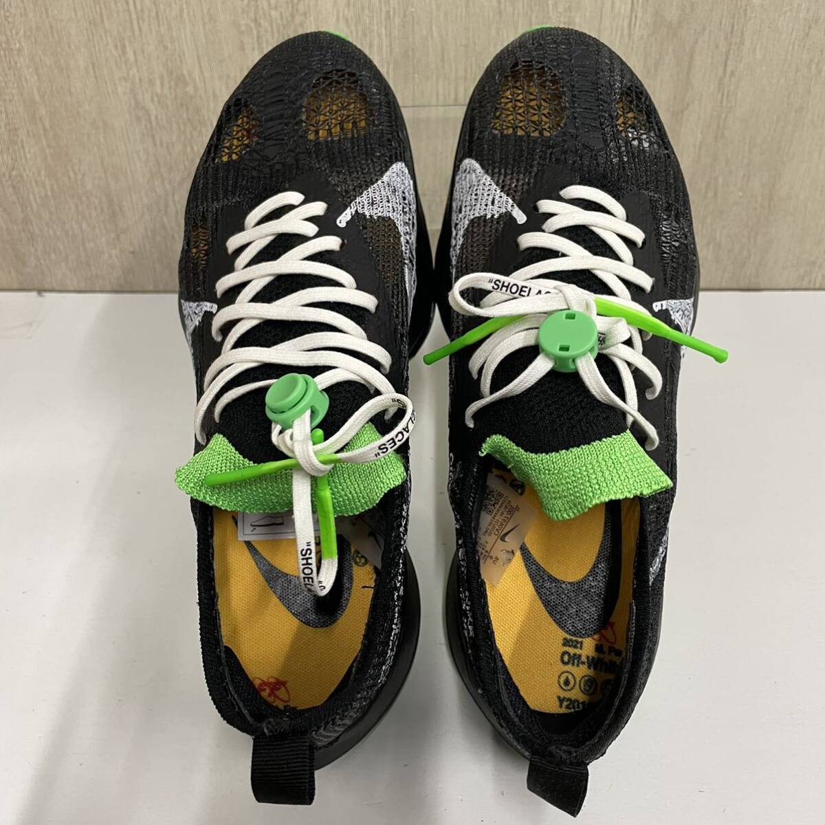 箱付★【NIKE×OFF-WHITE】ナイキ×オフホワイト★スニーカー AIR ZOOM TEMPO NEXT%/OW エアズームテンポネクスト％ 27cm CV0697-001 03_画像7