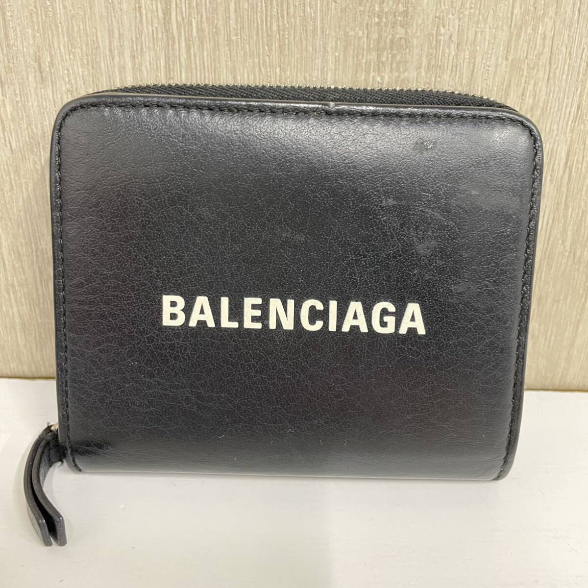 【BALENCIAGA】バレンシアガ★二つ折り財布 エブリデイ ビルフォード スモールウォレット 551933 ブラック 03