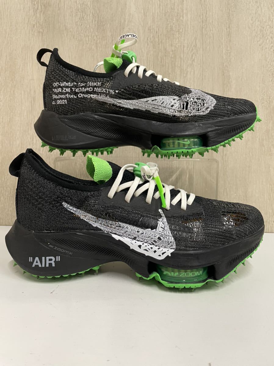 箱付★【NIKE×OFF-WHITE】ナイキ×オフホワイト★スニーカー AIR ZOOM TEMPO NEXT%/OW エアズームテンポネクスト％ 27cm CV0697-001 03_画像6