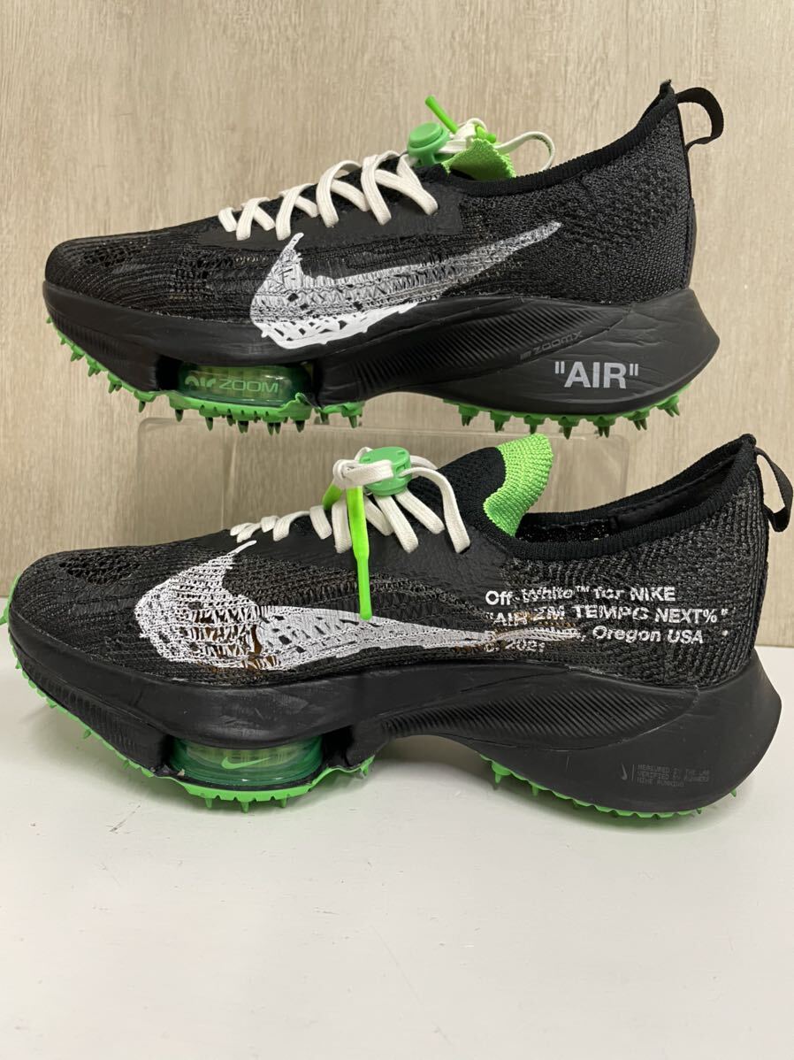 箱付★【NIKE×OFF-WHITE】ナイキ×オフホワイト★スニーカー AIR ZOOM TEMPO NEXT%/OW エアズームテンポネクスト％ 27cm CV0697-001 03_画像5