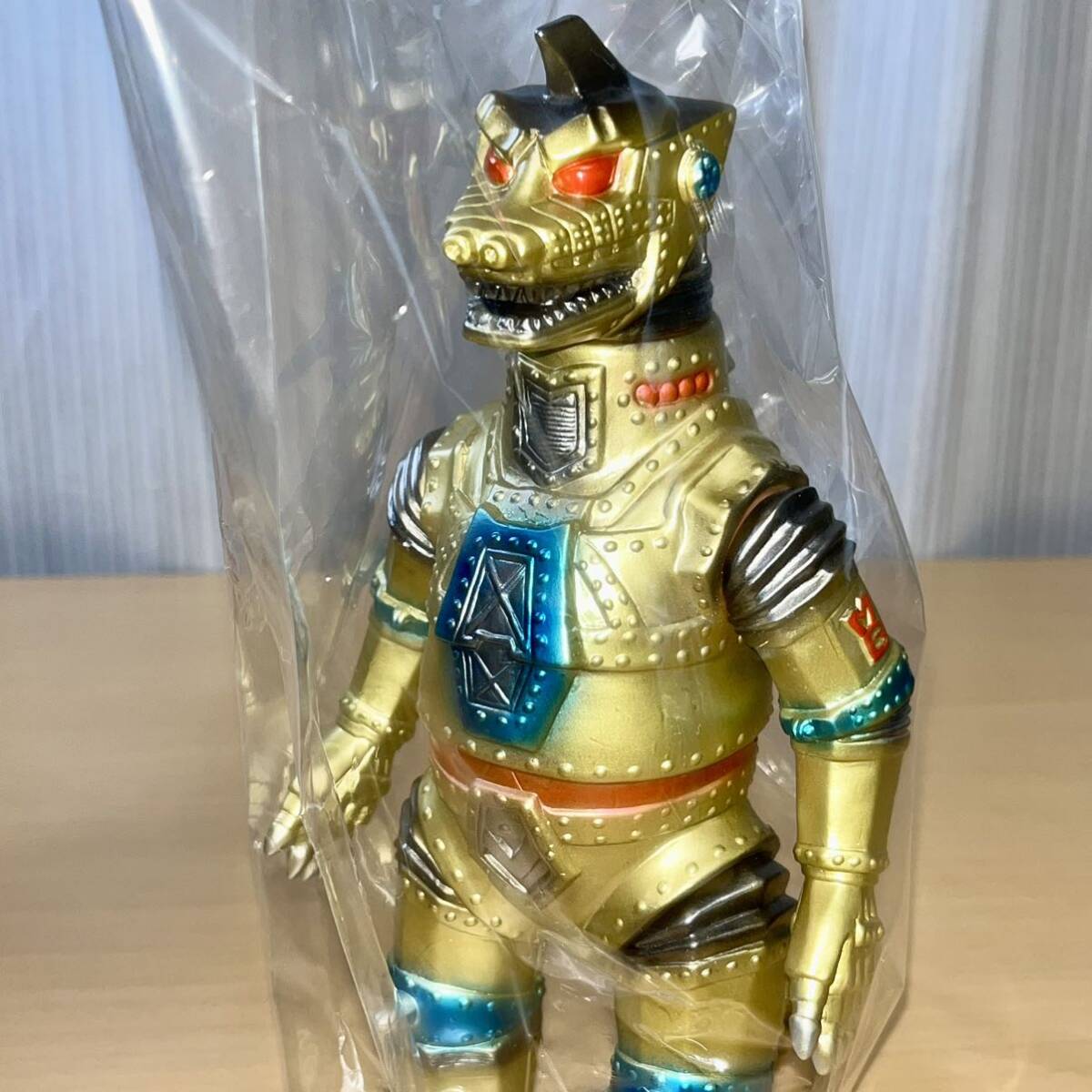 ブルマァク メカゴジラ ゴールド ゴジラ GODZILLA ソフビ フィギュア sofvi Mechagodzilla bullmarkの画像1