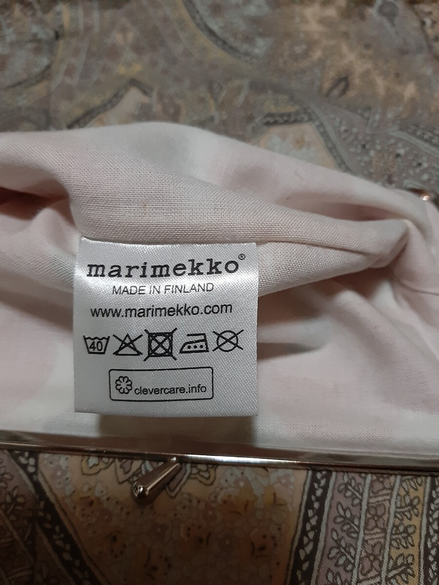 マリメッコ marimekko ウニッコ/がま口ポーチ